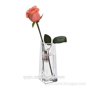 made in china! factory sale transparent fancy acrylic vase QCY-V6